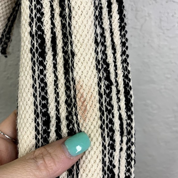 STORIA Scoop Neck Long Sleeve Striped Shirt Top Blouse - Picture 4 of 7